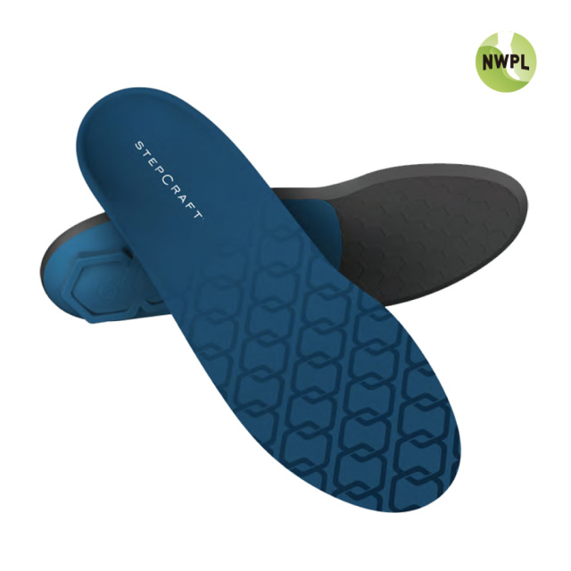 Northwest Podiatric Laboratory　ステップクラフト ミッド　ブルー　インソール