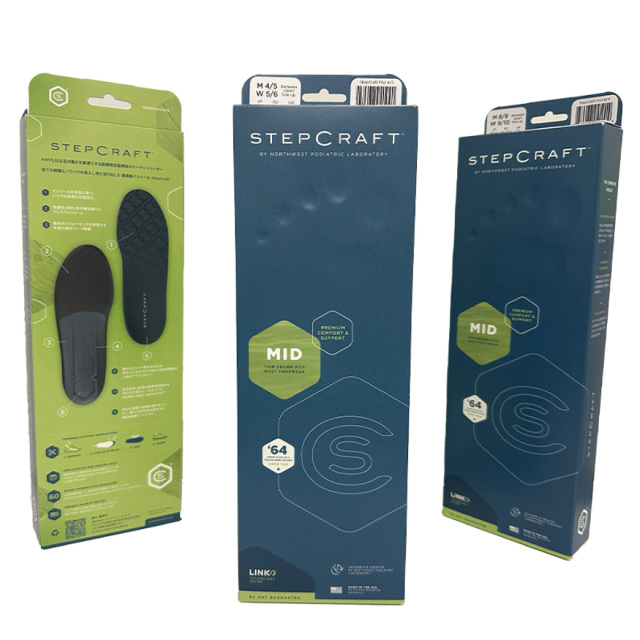 Northwest Podiatric Laboratory　ステップクラフト ミッド　ブルー　インソール