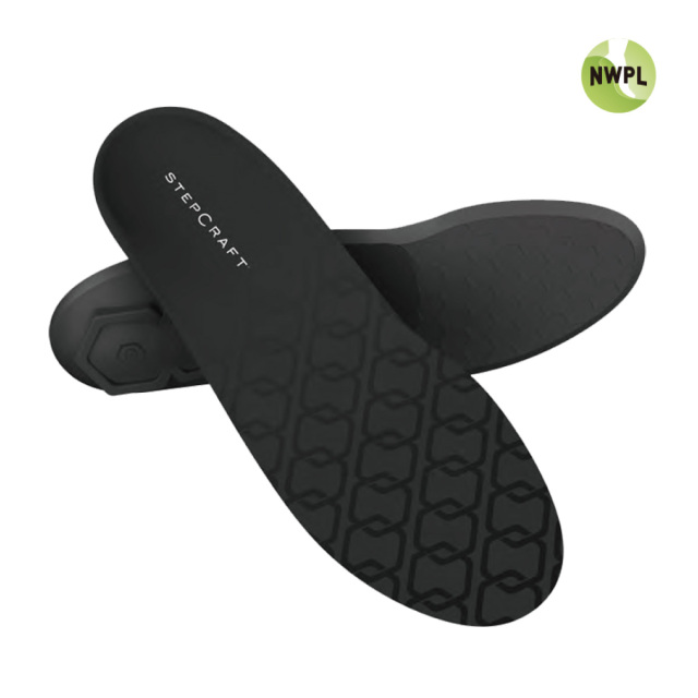 Northwest Podiatric Laboratory　ステップクラフト ロー　ブラック　インソール