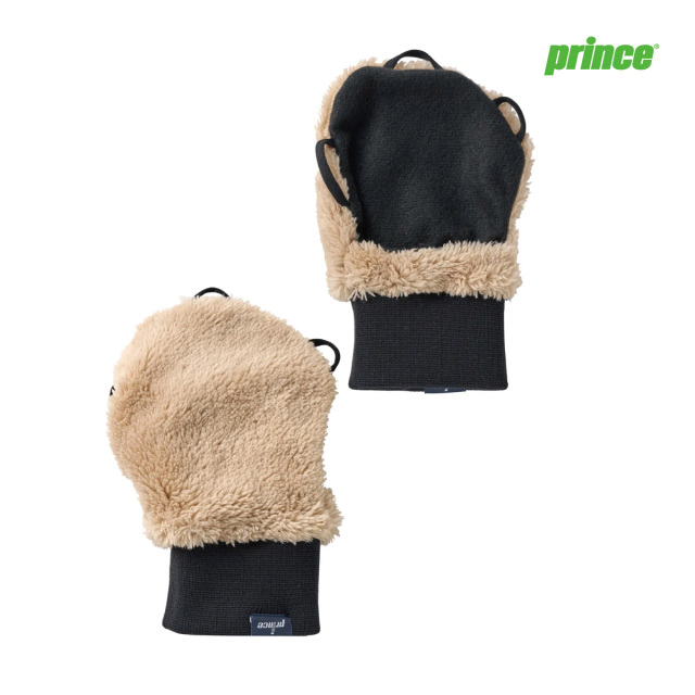 Prince　レディース 手甲ボアグローブ　PG975-040　ベージュ