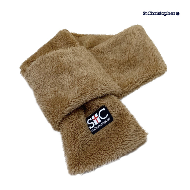 St.Christopher　フリースマフラー　STC-BEA4840-CN　2025FW　シナモン