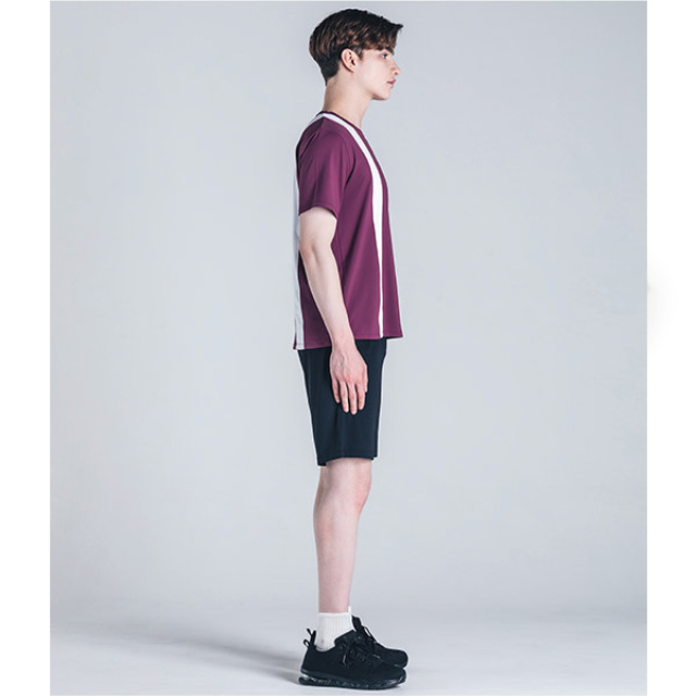 サイドストレートラインTEE　050　PUR　2024FW　Men'S