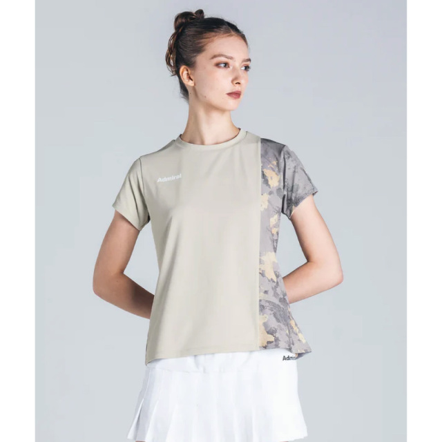 アシンメトリースラッシュグラフィックTEE ATMA419 – ADMIRAL
