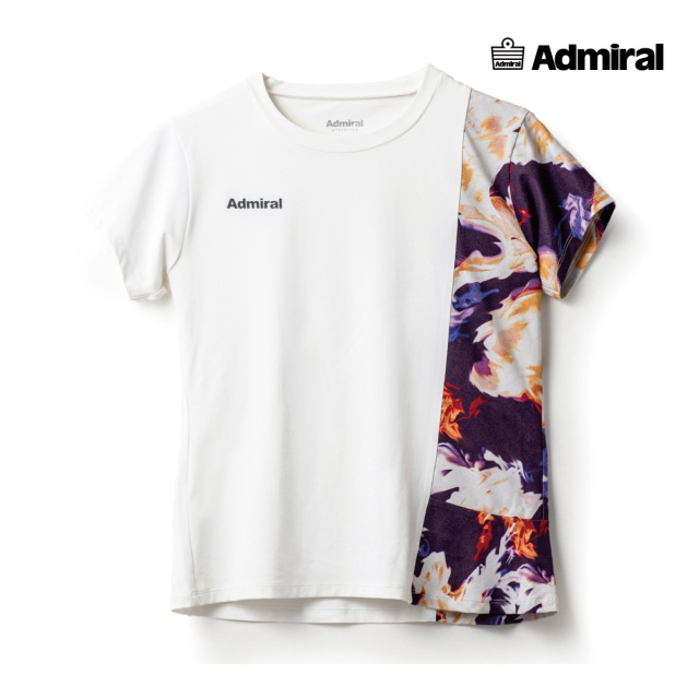 グラフィックアシメスラッシュTEE　050　PUR　2024FW　WOMEN'S