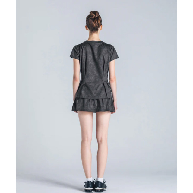 キルトプリントペプラムフレアTEE　018　CRL　2024FW　WOMEN'S