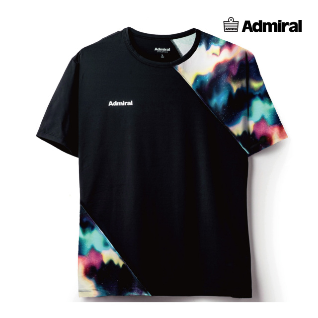 アシンメトリースラッシュグラフィックTEE　010　BLK　2024FW　Men'S
