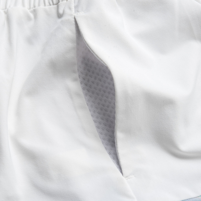 ハーフプリーツグラフィックスコート　010　BLK　2024FW　WOMEN'S