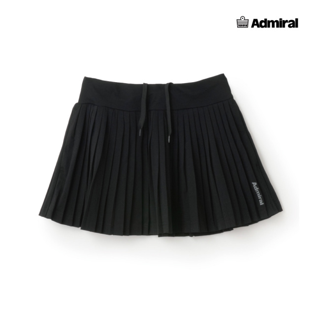 新品タグ付きAdmiral スコート ブラック　M size ATLA32 ウインザーオンラインショップアドミラル プレスプリーツ