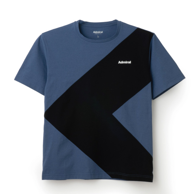 admiral　アドミラル　メンズL　テニスウェア　3点セット ADMIRAL メンズ アロースイッチングTEE ATMA522-034 2025FW ブルー
