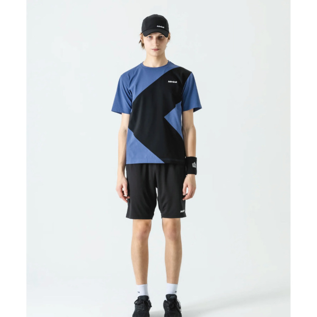 ADMIRAL メンズ アロースイッチングTEE ATMA522-034 2025FW ブルー