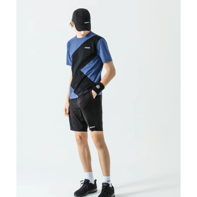 ADMIRAL メンズ アロースイッチングTEE ATMA522-034 2025FW ブルー