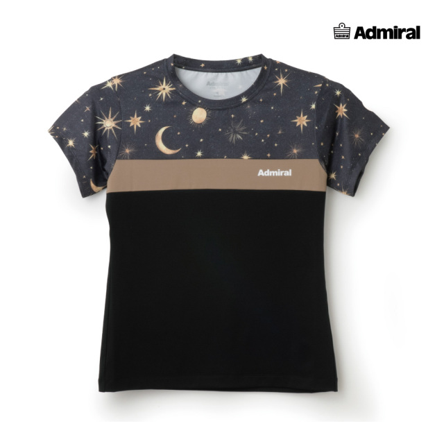ADMIRAL レディース フロントライングラフィックTEE ATLA532-010