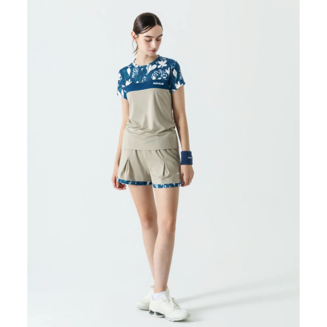 ADMIRAL レディース フロントライングラフィックTEE ATLA532-029