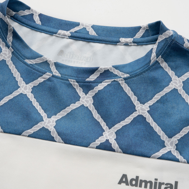 ADMIRAL　レディース　スリットヘムグラフィックTEE