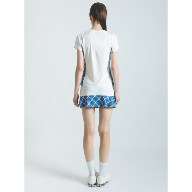 ADMIRAL　レディース　サイドフレアヘムグラフィックTEE