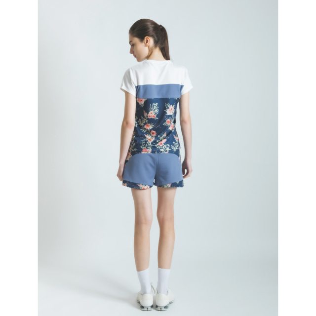ADMIRAL　レディース　フロントラインフラワーTEE
