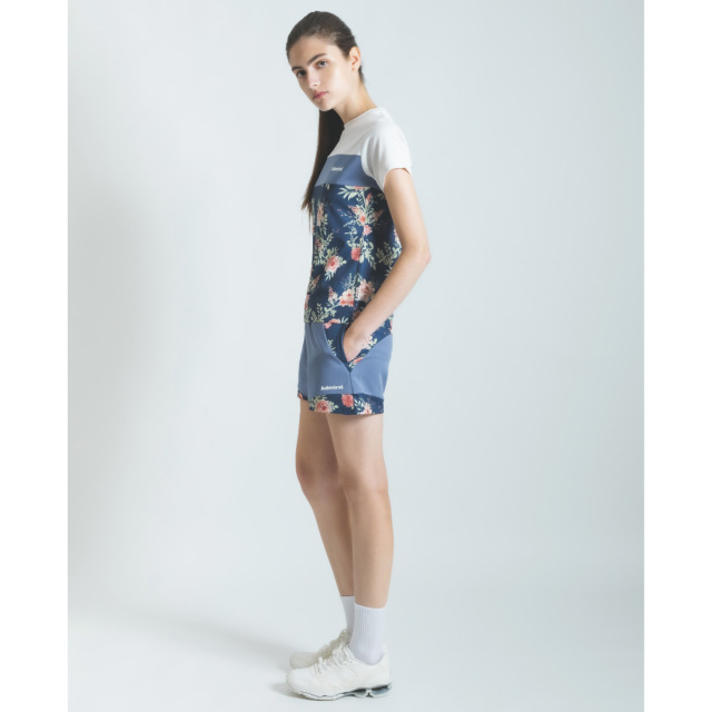 ポスト投函対応】ADMIRAL レディース フロントラインフラワーTEE