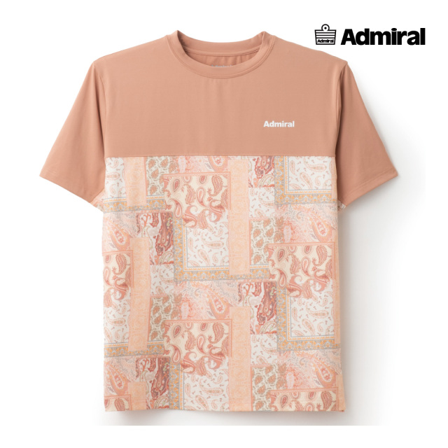 ADMIRAL　メンズ　ブロッキンググラフィックTEE