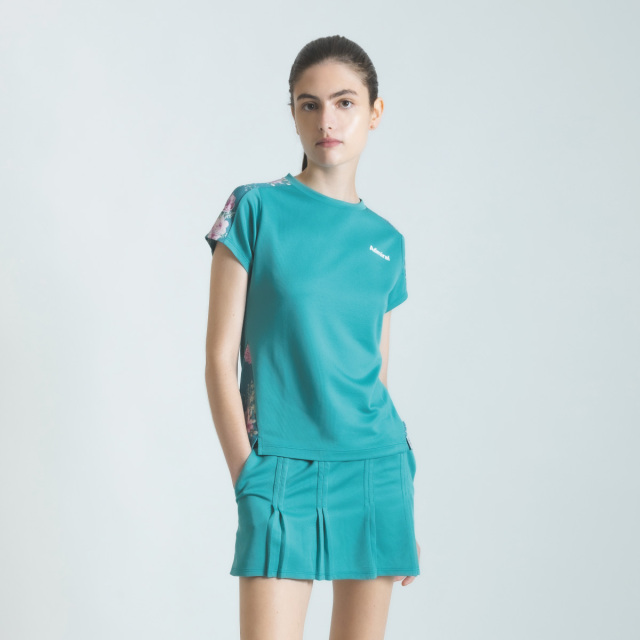 ADMIRAL　レディース　ショルダーラインフラワーTEE