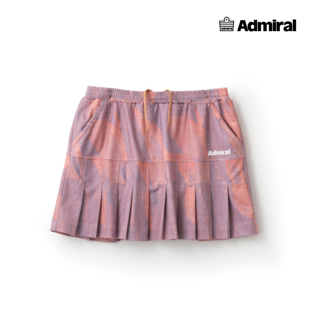 ADMIRAL　レディース　グラフィックプリーツスコート