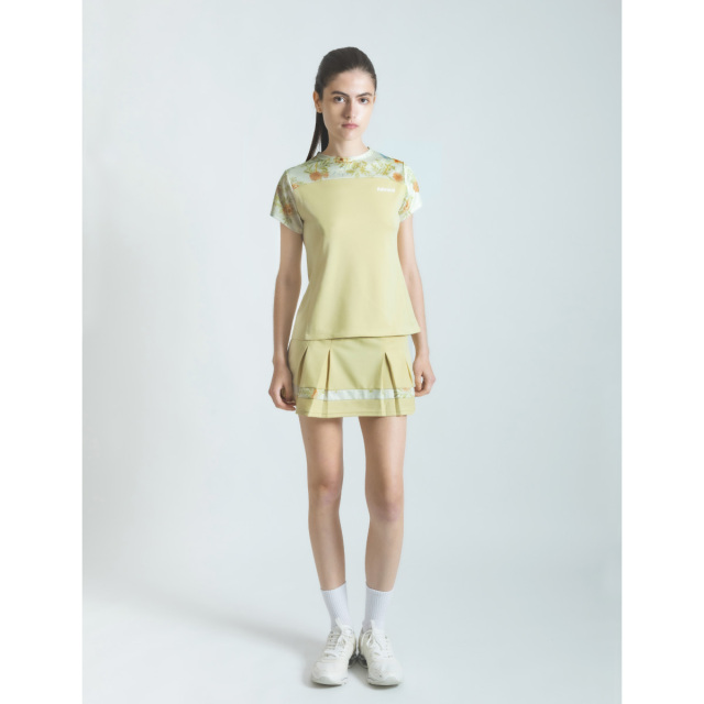 ADMIRAL　レディース　フラワーラインボックスプリーツスコート