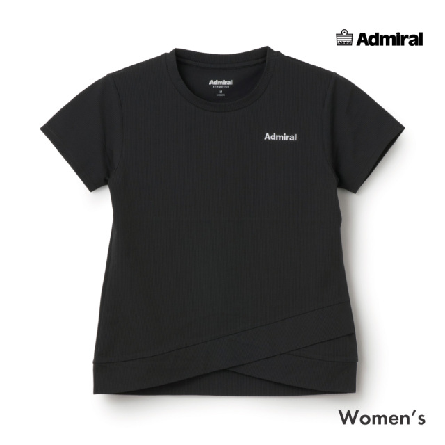 ADMIRAL ピケサッカークロスレイヤードヘムTEE　ATLA662-10 レディス