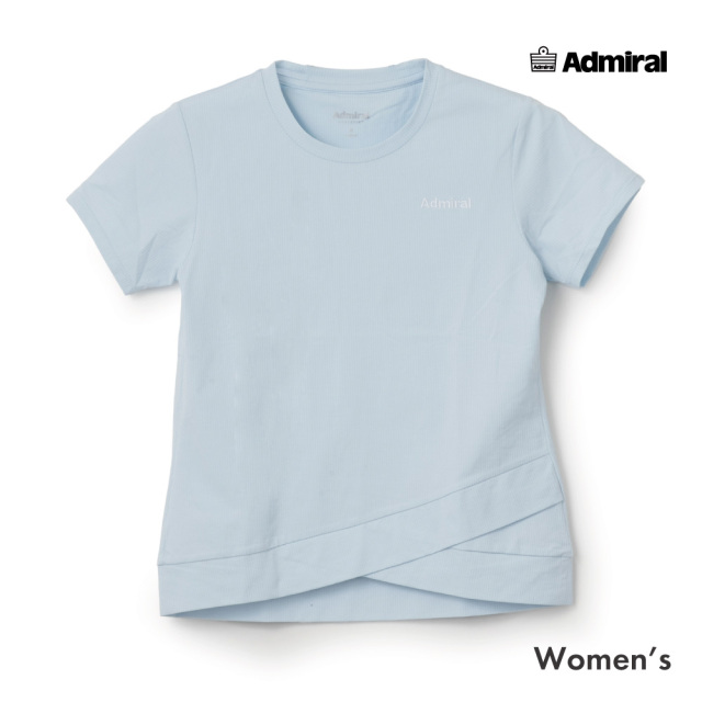 ADMIRAL ピケサッカークロスレイヤードヘムTEE　ATLA662-39 レディス