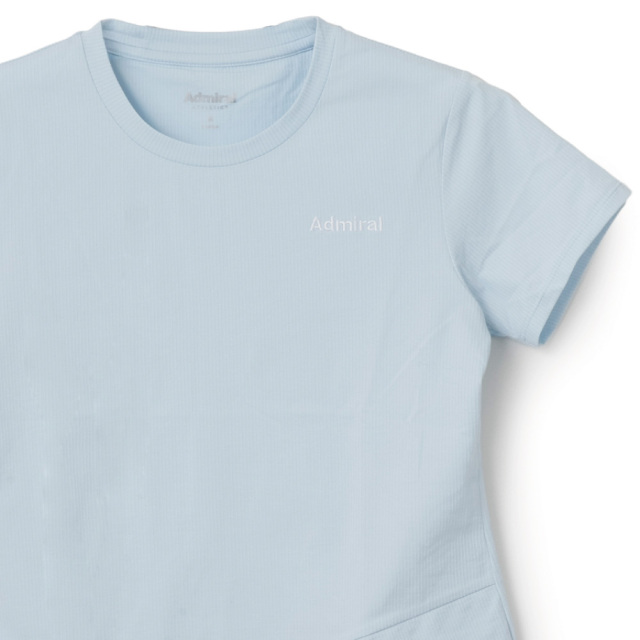 ADMIRAL ピケサッカークロスレイヤードヘムTEE　ATLA662-39 レディス
