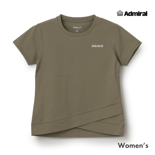 ADMIRAL ピケサッカークロスレイヤードヘムTEE　ATLA662-65 レディス