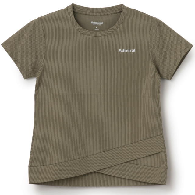 ADMIRAL ピケサッカークロスレイヤードヘムTEE　ATLA662-65 レディス