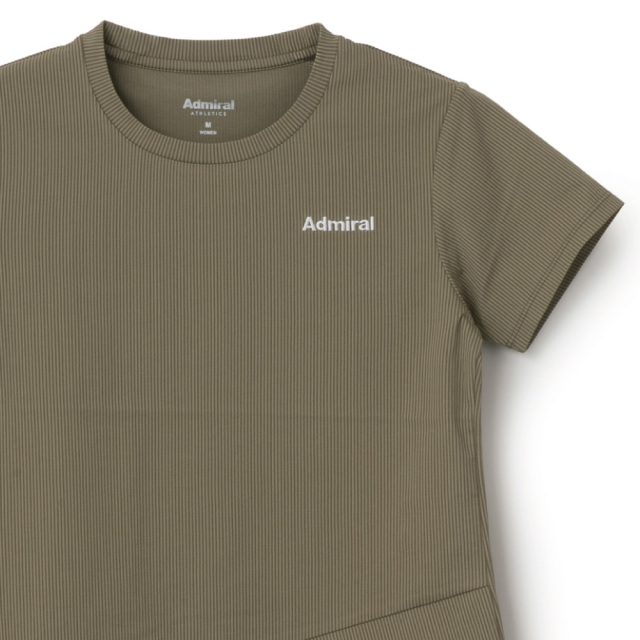 ADMIRAL ピケサッカークロスレイヤードヘムTEE　ATLA662-65 レディス