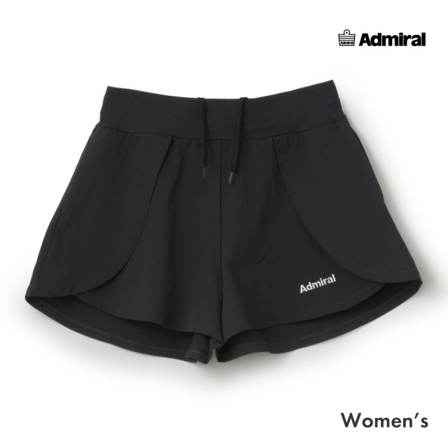 ADMIRAL ピケサッカーサイドフラップショーツ　ATLA665-10 レディス　2026FW