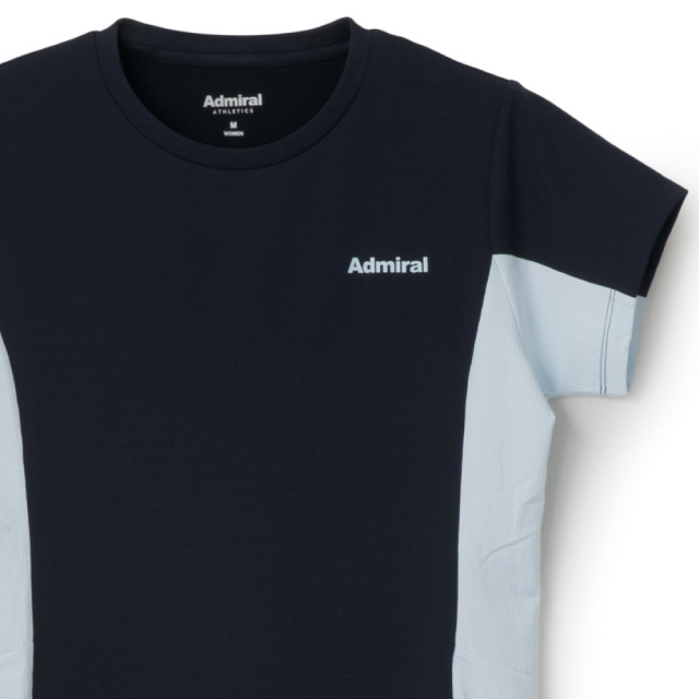 ADMIRAL サイドフレアバイカラーTEE　ATLA667-30 レディス