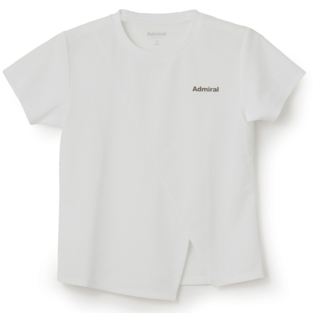 ADMIRAL アシンメトリースリットTEE　ATLA668-01 レディス　2026FW
