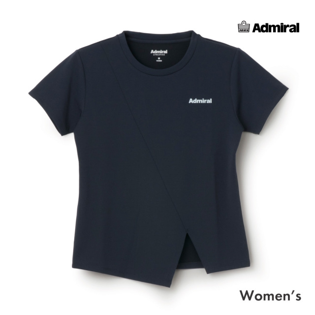 ADMIRAL アシンメトリースリットTEE　ATLA668-30 レディス　2026FW