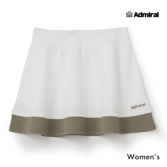 ADMIRAL バイカラーレイヤードフレアスコート　ATLA671-01