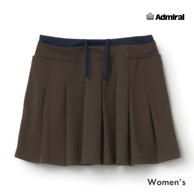 ADMIRAL バイカラープリーツスコート　ATLA672-22 レディス　2026FW 