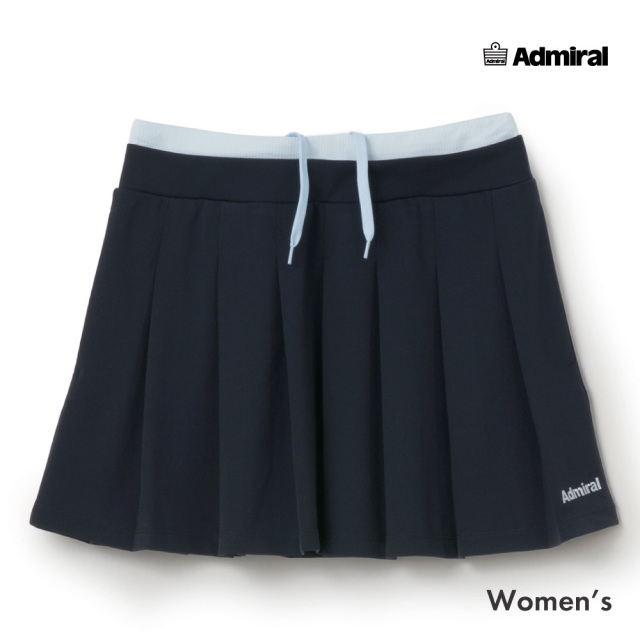 ADMIRAL バイカラープリーツスコート　ATLA672-30 レディス　2026FW