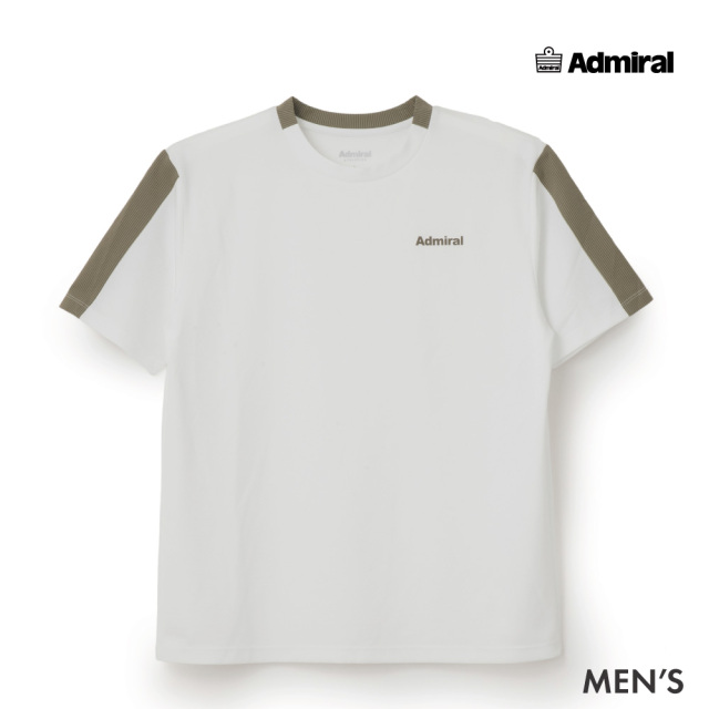 ADMIRAL バイカラースイッチングTEE　ATMA617-01 メンズ　2026FW