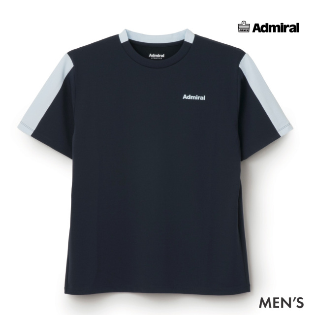 ADMIRAL バイカラースイッチングTEE　ATMA617-30 メンズ　2026FW