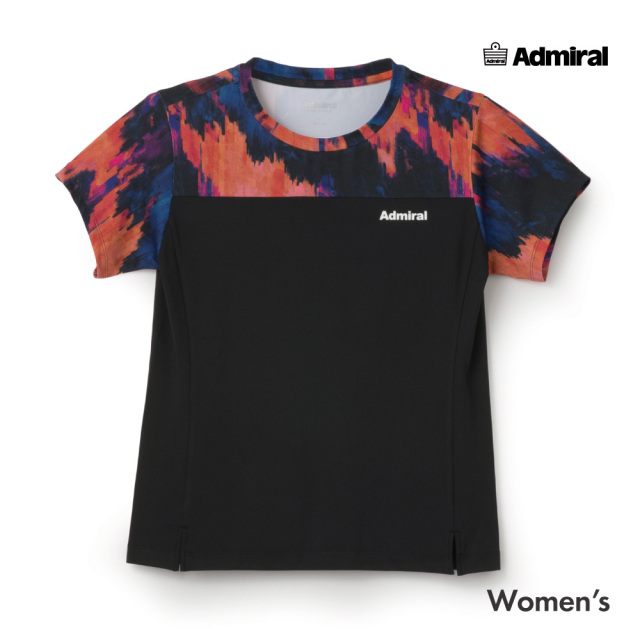 ADMIRAL スリットヘムグラフィックTEE　ATLA640-10 レディス　2026FW
