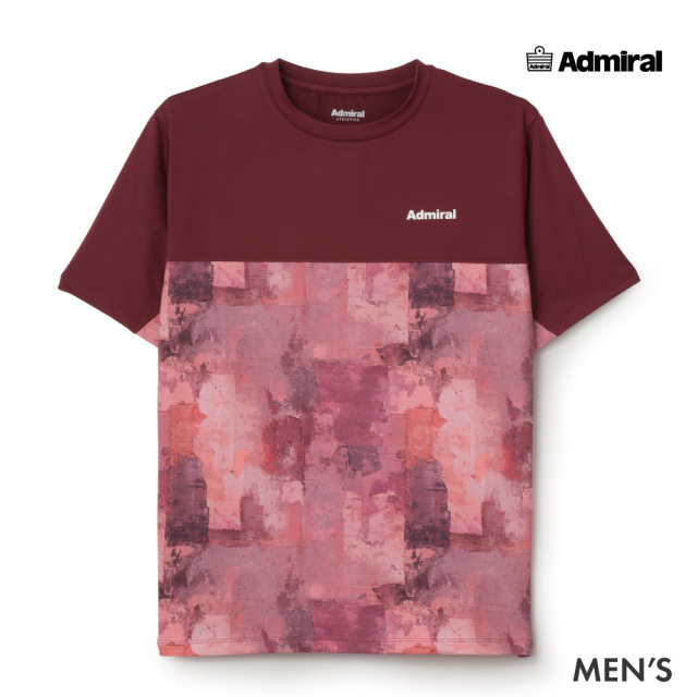 ADMIRAL ブロッキンググラフィックTEE　ATMA612-55　メンズ　2026FW