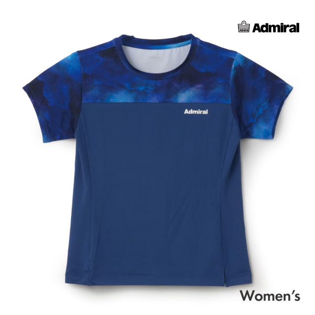 ADMIRAL スリットヘムグラフィックTEE　ATLA640-32 レディス　2026FW