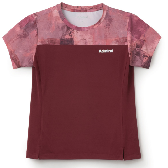 ADMIRAL スリットヘムグラフィックTEE　ATLA640-55 レディス　2026FW