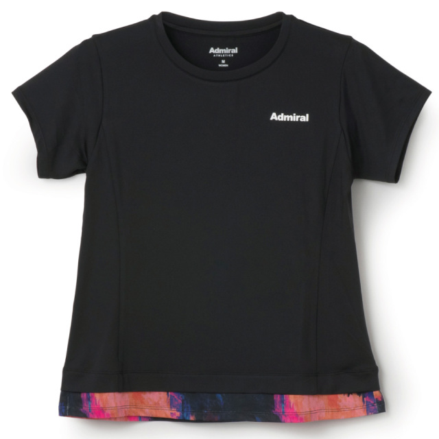 ADMIRAL グラフィックヘムレイヤーTEE　ATLA641-10 レディス　2026FW