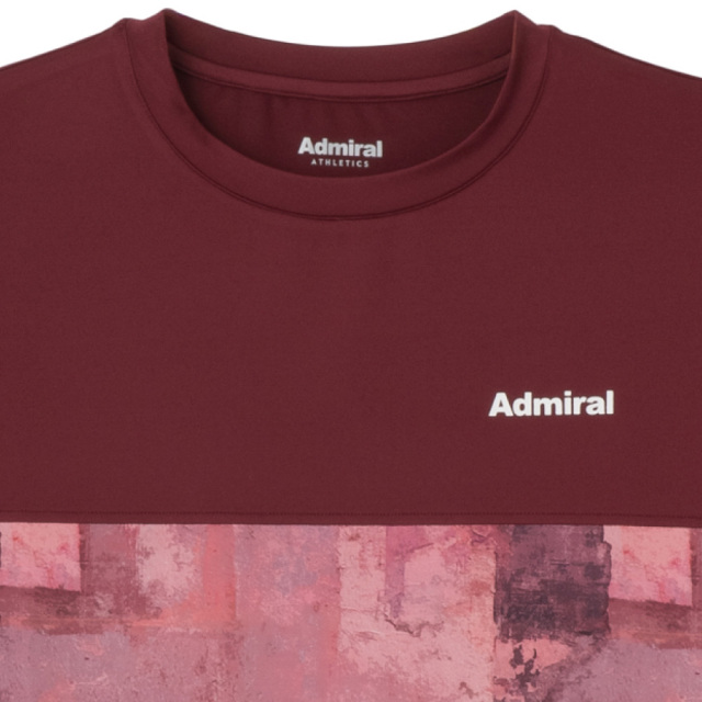 ADMIRAL ブロッキンググラフィックTEE　ATMA612-55　メンズ　2026FW