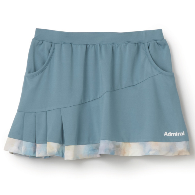 ADMIRAL アシメプリーツグラフィックヘムスコート　ATLA643-35 レディス　2026FW