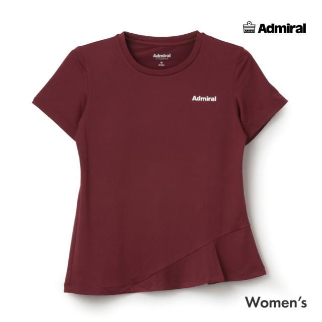 ADMIRAL アシンメトリータックヘムTEE　ATLA646-55 レディス　2026FW