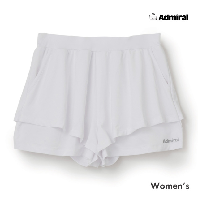 ADMIRAL サイドレイヤードフレアショーツ　ATLA649-00 レディス　2026FW