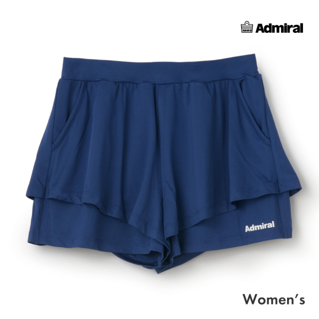 ADMIRAL サイドレイヤードフレアショーツ　ATLA649-32 レディス　2026FW